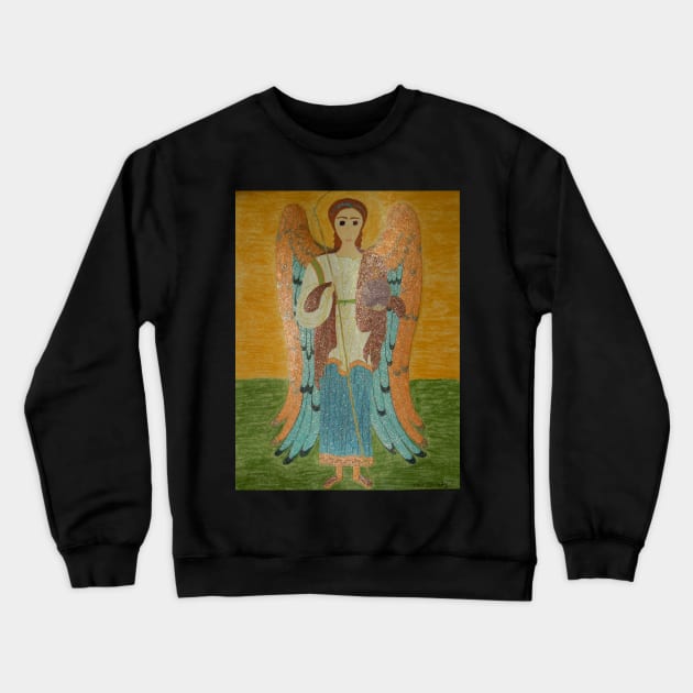 Saint Michael Crewneck Sweatshirt by DebiCady